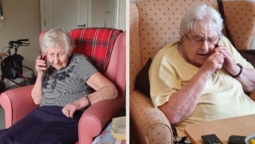 Newcastle care home Residents take part in BT companion scheme